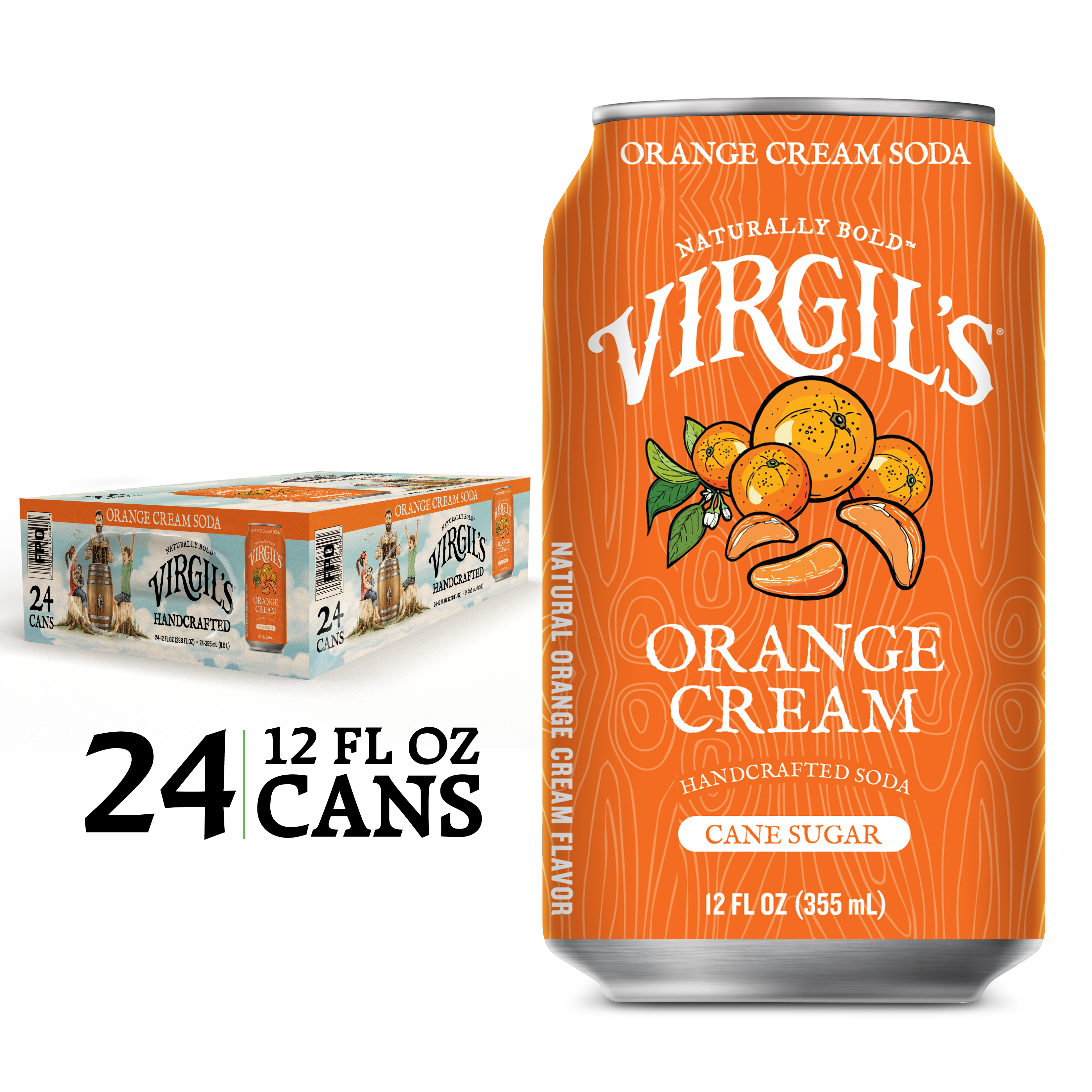 Virgil's Root Beer 24 Pack - Cans - Drink Virgil's – Reed's Inc.