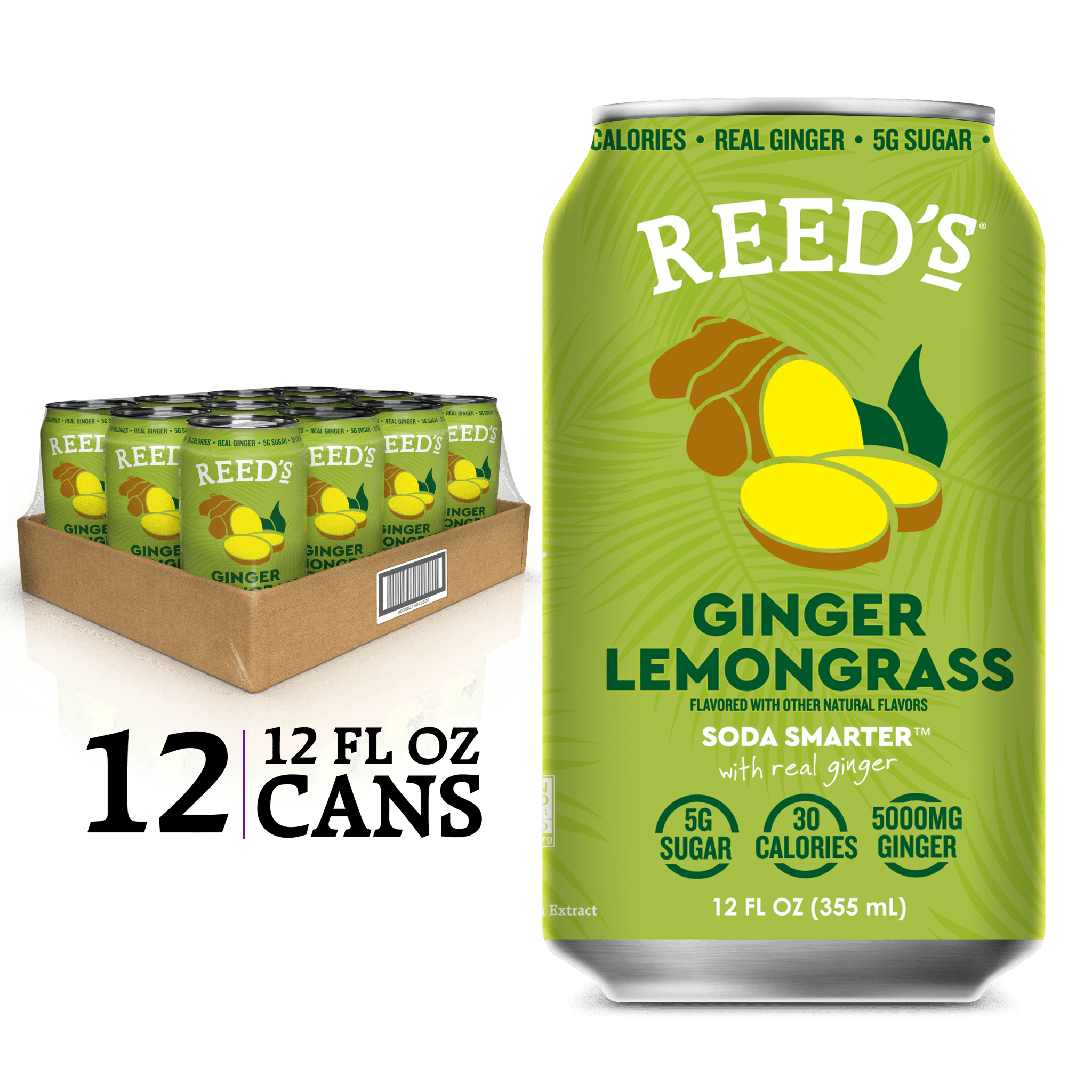 NEW! Ginger Lemongrass Multifunctional Soda – Reed's Inc.