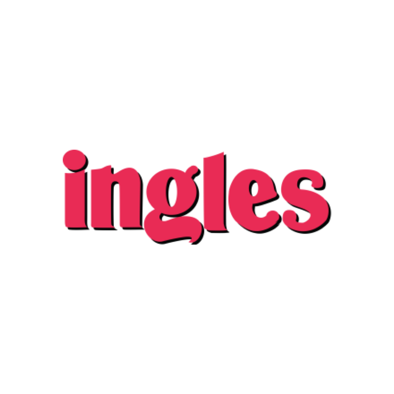 Ingles Markets Logo: red text