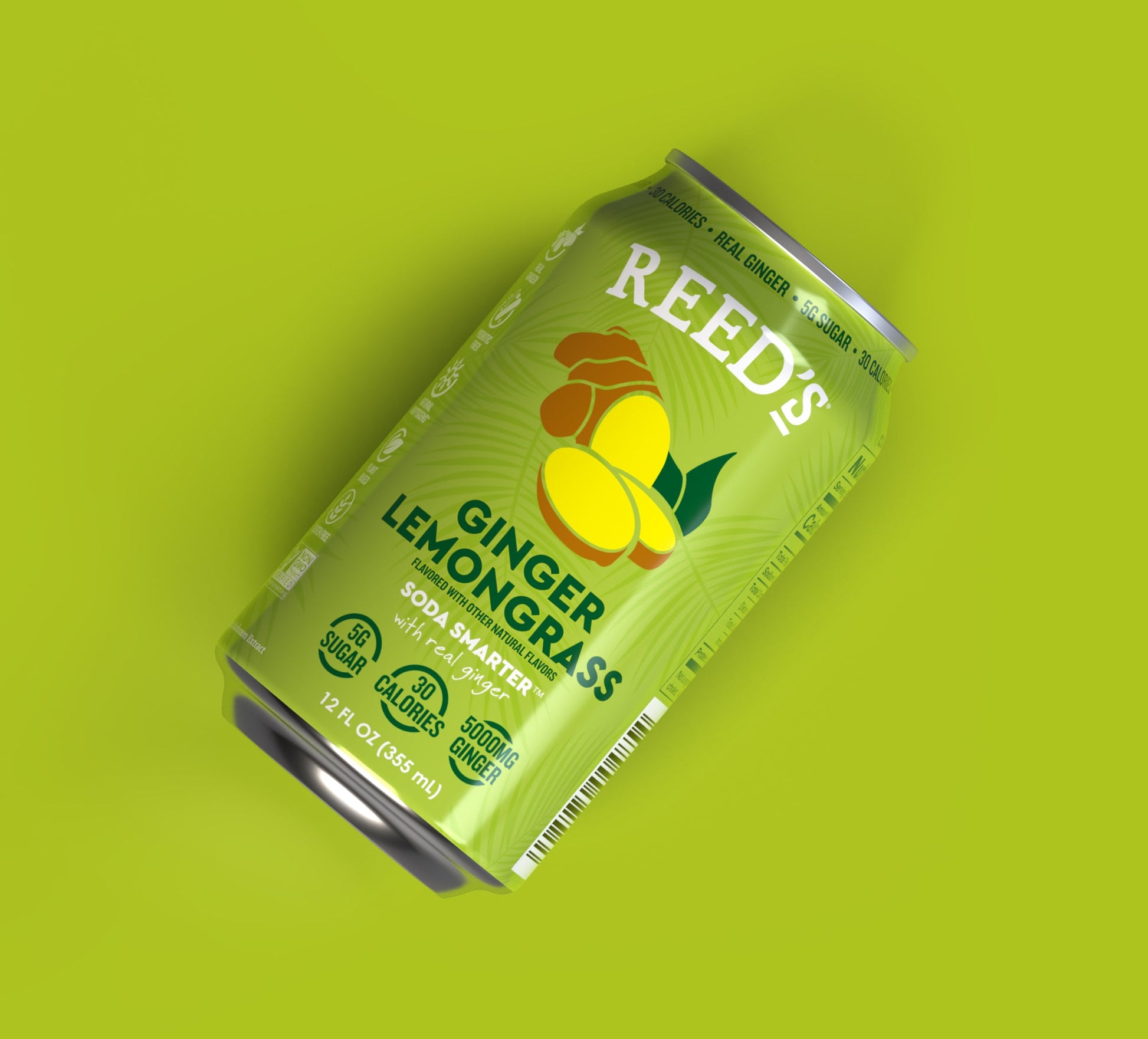 NEW! Ginger Lemongrass Multifunctional Soda - Reed'sInc