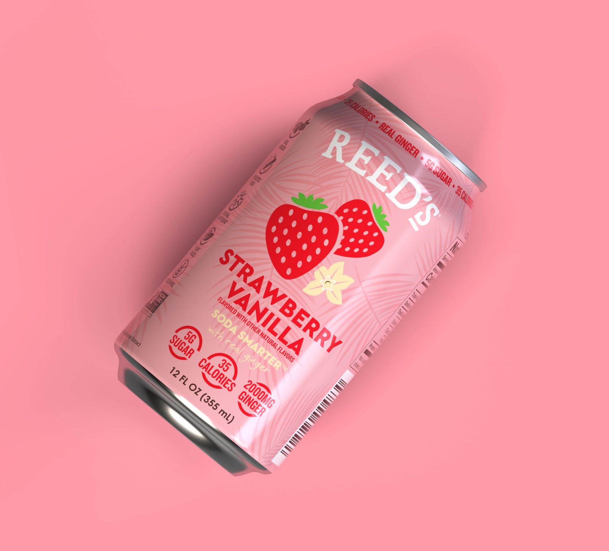 NEW! Strawberry Vanilla Multifunctional Soda - Reed'sInc