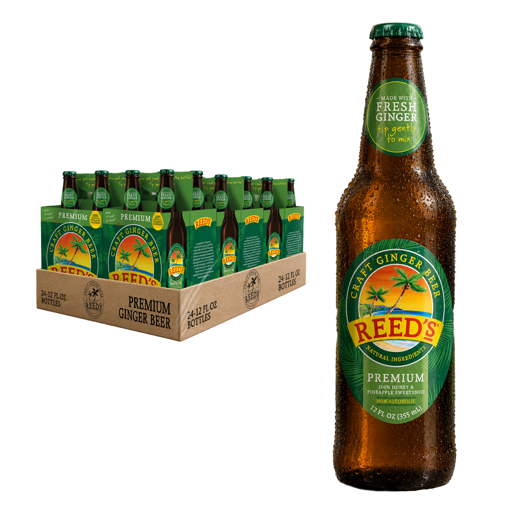 REED'S PREMIUM GINGER BEER 24 PACK - Reed's Inc.