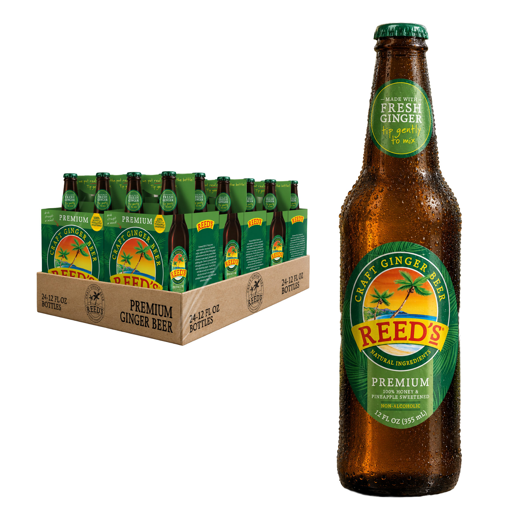 REED'S PREMIUM GINGER BEER 24 PACK - Reed's Inc.