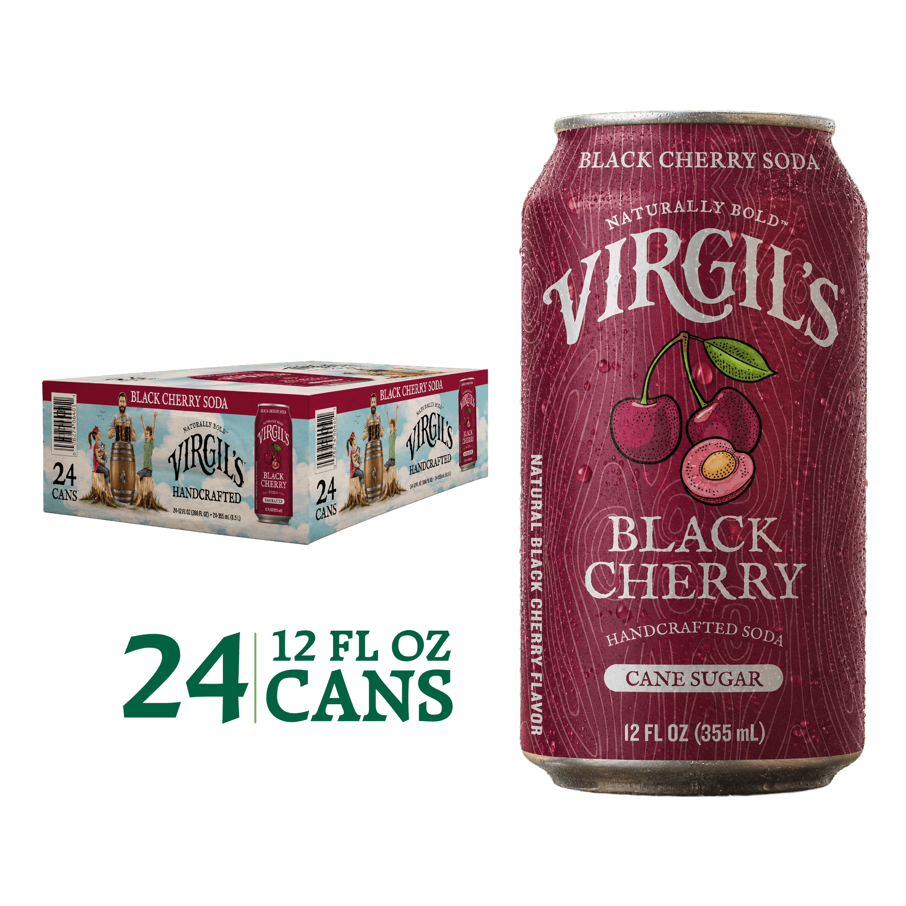 VIRGIL'S HANDCRAFTED BLACK CHERRY CANS
