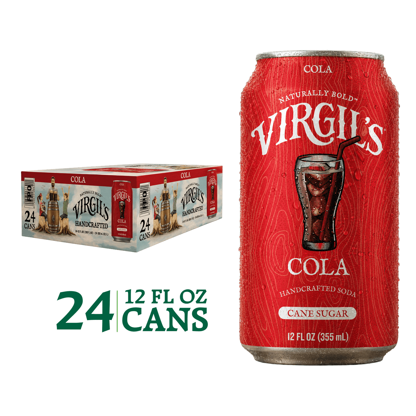 VIRGIL'S HANDCRAFTED COLA CANS
