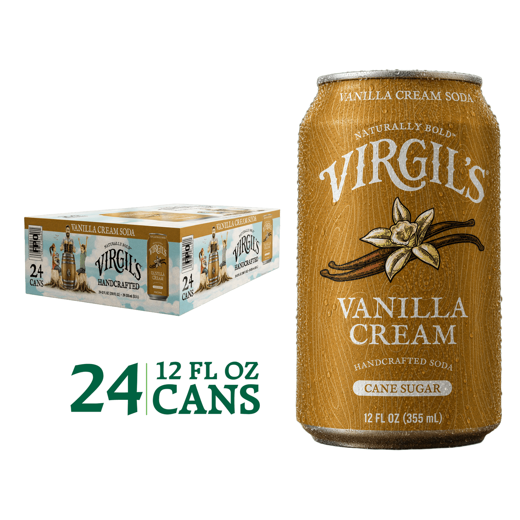 VIRGIL'S HANDCRAFTED VANILLA CREAM CANS
